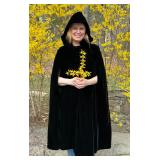 Black Velvet Cape