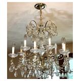 Victorian Crystal Chandelier