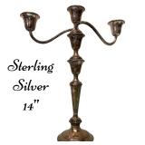 Sterling Silver Candelabra 