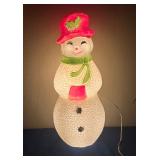 snowman blow mold