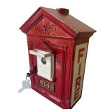 Antique Cast Iron Fire Call Box