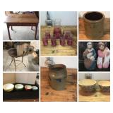 Antiques, Stoneware, Pyrex Collection 
