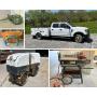 Ford F-350, Pipeline Tools, Ridgid Threaders, Wacker Trench Roller 