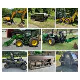 Excavator, Tractors, Farm Equipment