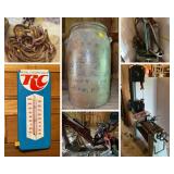 Workshop Tools, Lawn & Garden, Crocks