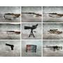 55 Guns, Ammo, Scopes, Hoyt XT200 Compound Bow, and Gun Cases 