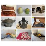 Glassware, Quilts, Household Furnishing, Workshop