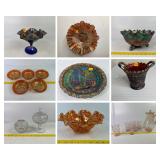 Huge Glassware Collection-Carnival, Fenton, Fostoria Glass  