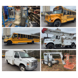 School Buses, Bucket Truck, Trailer & Genie Lifts