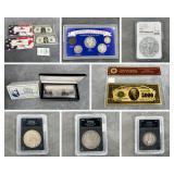 Graded Silver Coins, Collector Coin Sets, Indian Head Pennies 