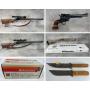 Long Guns, Handguns, Knives, Ammo 