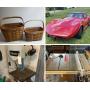 1978 L82 Corvette, Longaberger Baskets, Decor, Tools 