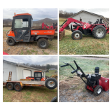 Tractors, Side X Sides, Tools 
