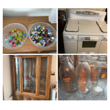 Furniture, Glassware, Christmas Decorations  