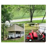 RV Camper and Golf Cart  