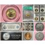 Gold Pieces, Eagles, Silver Dollars, Mint Sets