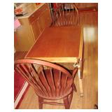 Drop Leaf with windsor chairs