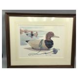 Vintage Fishing reels and duck prints