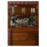 Soda bar w/ custom mirror