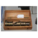 French antique microscope