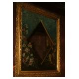 Large hand painted mirror