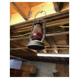 red glass lantern
