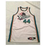 Rick Mahorn Game Worn Jersey Detroit Pistons’s Signed  1997-98