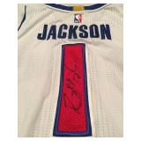 Reggie Jackson Detroit Pistons’s Game Worn Jersey Signed