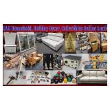 SAS Household, Holiday Decor, Collectibles Online Auction