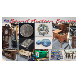 SAS Silver Bars, Silver Dollars, Ridgeway Clock Online Auction