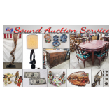 SAS African Mask, Sculptures, Currency Online Auction