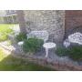 Large Estate! Beautiful Furniture, Oil Lamps,  lawn & Garden Decor, Cast Iron 