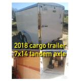 2018 7X14 cargo trailer