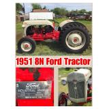 1951 8N Ford Tractor 