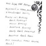 Miss Sugar Oak Rascal notes