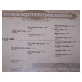 Sire papers of Hip #25