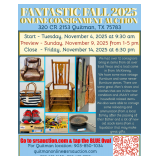 FANTASTIC FALL 2025 ONLINE CONSIGNMENT AUCTION