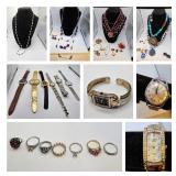 Jewelry- Sterling Silver, Watches, Bracelets, Rings OH MY!  Bidding ends 6/26