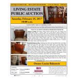 LIVING ESTATE PUBLIC AUCTION