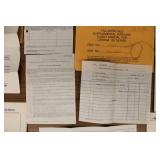 Log Book and Paperwork