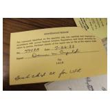 Log Book and Paperwork