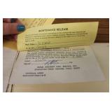 Log Book and Paperwork