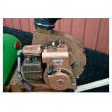 John Deere 110 with mower, leaf wagon and snowblower