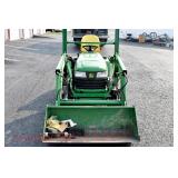 John Deere X585 tractor