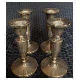 Solid Sterling Candleholders