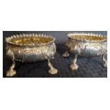 Pair 18th Century Salt Dips