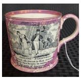 Sunderland Pink Lustre Mug