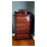 Antique Burl Chest Drawers