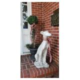 Concrete Whippet Dogs