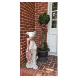 Concrete Whippet Dogs